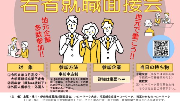 上尾・桶川・伊奈　若者就職面接会